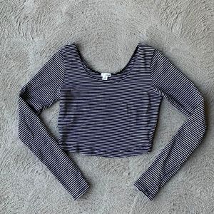 Garage - Stripped Crop Top - Small